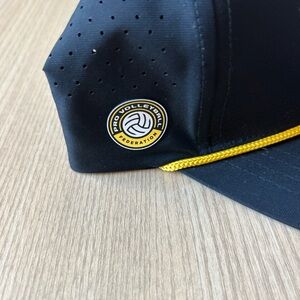 Franklin Black and Yellow Men's Hat Volleyball Professional Federation New
